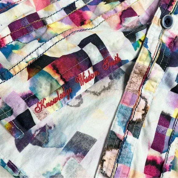 Robert Graham Magical Island Color Splash Button Down Shirt